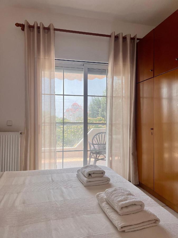 Dimitra House Entire Apartment With Balcony And View Pherrai Buitenkant foto